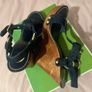 Beautiful TORY BURCH Platform Wedge Sandals 41 New Animal Print Image 3