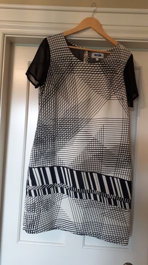 Black/white Next Dress Size 14
