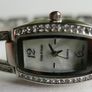 Working  Cote d Azur Sparkly Watch; 7.7" Silver Sparkly Band New Battery Image 7