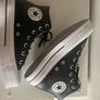 black leather converse size 6 Image 3