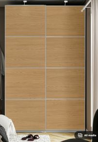 Pair of Ikea PAX Wardrobe Sliding doors,150 cm x 236 cm