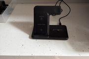 wireless phone charger with plug and cable