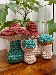 Autumn / Halloween MUSHROOM home decor