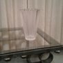 Vintage Large Thick Fluted Glass Vase. Image 3