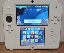 Nintendo 2ds Red and White