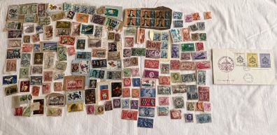 World stamp collection from 1933 onwards including a first day cover from The Vatican 1963