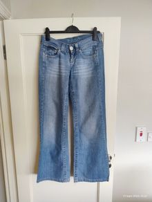 Vintage Y2K Topshop Mooch Low Rise Panel Bootcut Jeans