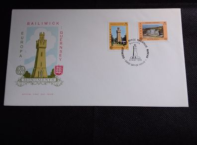 Guernsey : 1978 First Day Cover - Europa Monuments
