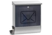 Burg Wachter LUCENTA  Letterbox Stainless steel Stainless steel Key