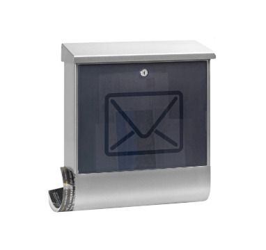 Burg Wachter LUCENTA  Letterbox Stainless steel Stainless steel Key