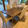 Solid Extendable Dining Table & 8 Chairs Image 3