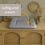 Changing pad wipeable and waterproof 75x72 cm - changing mat to place on changing table, changing top, changing dresser, or washing machine, changing mat 75 x 72 Giraffe Image 3