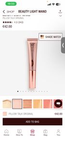Charlotte Tilbury pillow talk beauty light wand