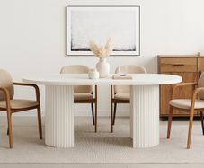 ELEMENTS 180cm Rail-Extend Dining Table