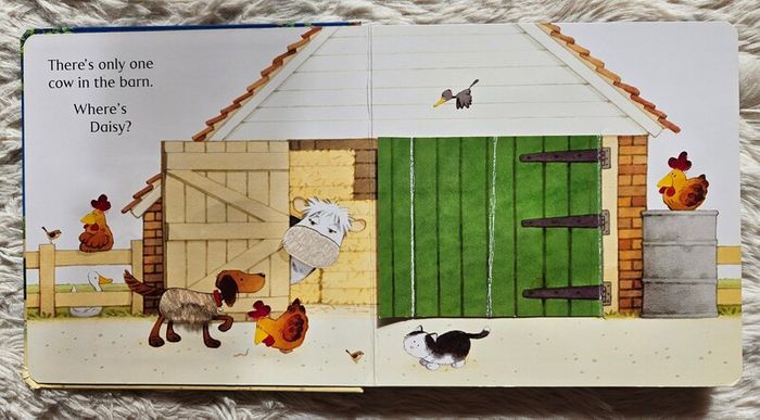 Usborne Touchy-Feely Farmyard Tales - Animal Hide-and-Seek