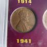 1914-1945 Word War I + World War Ii Penny Collection In Acrylic Display. Image 8