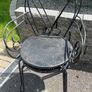 Wrought Iron Garden / Patio Bistro Set Image 3