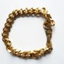 Vintage heavy 18ct gold plated men's bracelet Image 2
