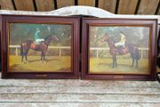 Vintage Shergar &amp; Arkle Hardboard Pictures