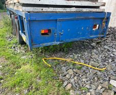 24 foot long flat trailer