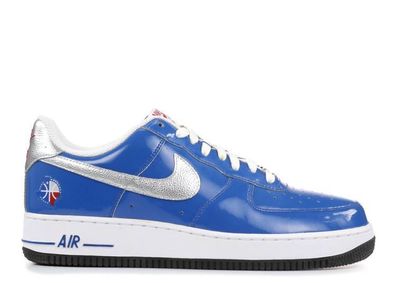 Nike Air Force 1 All Star Blue Patent Leather Uk 11 / Us 12 Deadstock
