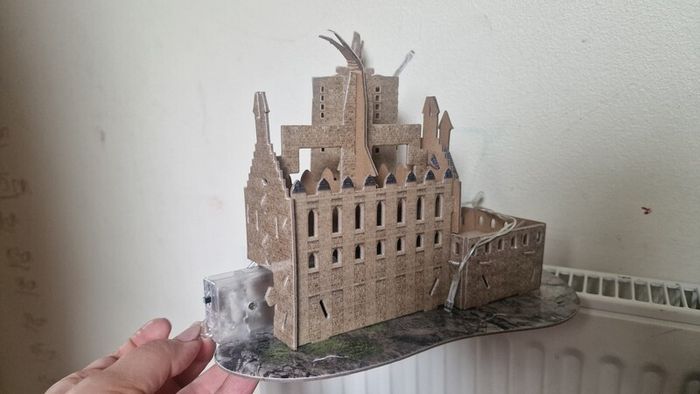 Harry Potter illuminated castle