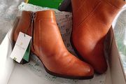 Spanish Pitillos Leather Ankle Boots - Tan - UK 6 - BNWT RRP 125