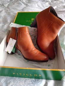 Spanish Pitillos Leather Ankle Boots - Tan - UK 6 - BNWT RRP 125