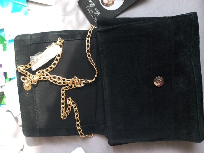 New handbag made of natural suede Esmara