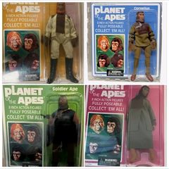 Diamond Select Toys Planet of the Apes Dr. Zaius 8" Action Figure   Plant Of The Apes Zira 8 inch Action Figure Diamond Select   Planet of the Apes Soldier Ape 8 Inch Action Figure Diamond Select   Diamond Select Planet Of The Apes Cornelius Mego Retro Ac