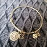 beautiful  4 Alex and Ani bracelet one gold Image 5