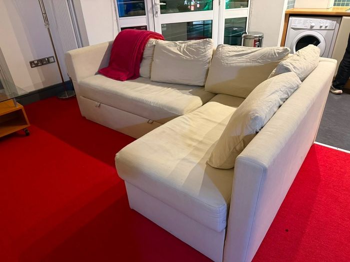 Sofa Bed in cream