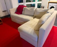 Sofa Bed in cream