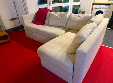 Sofa Bed in cream