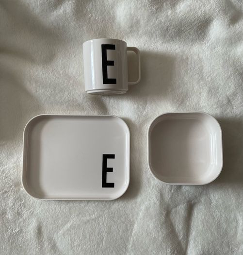 Children Tableware set-  set Design Letters