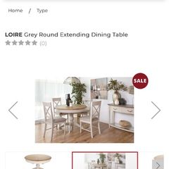 Extending Dining Table + 5 Chairs