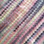 Blanket Hand Crochet 36"Sq Stunning Blanket Image 4