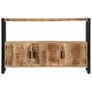 Side Cabinet 120x30x75 cm Solid Mango Wood Image 4