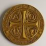 Antique Gold Gilt Golden Wedding anniversary token | 65 grams | Evangelical Church of the Old Prussian Union Image 4