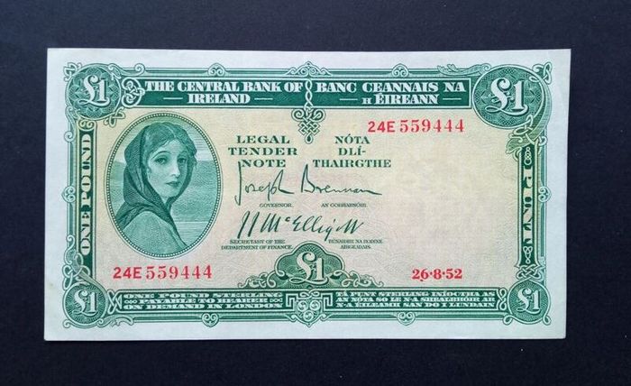 Ireland | 1 Pound | 1952 | P.57b2 | 24 E 559444 | XF
