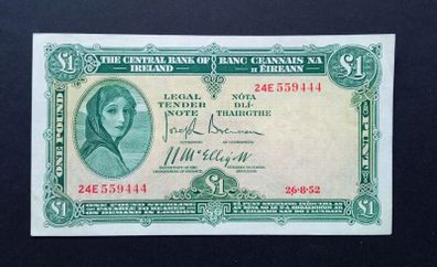 Ireland | 1 Pound | 1952 | P.57b2 | 24 E 559444 | XF
