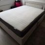 King size bed Mattress and headboard Image 2