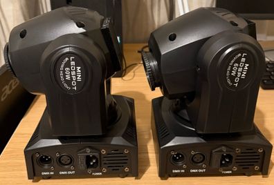 Pair of Moving heads 60w Led
