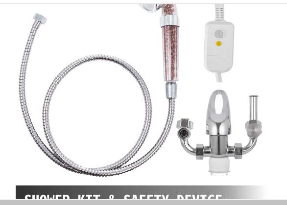 FlowerW Electric Water Heater 80L Temperature Setting Range Water Pressure with Tank Water Heater for Kitchen Bathroom