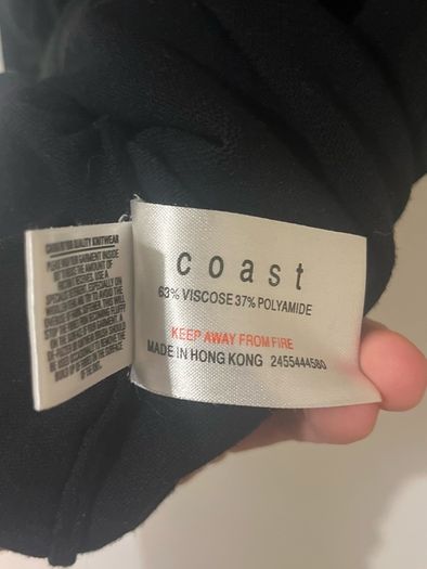 COAST sleeveless fine knit jumper UK12