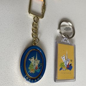 Ireland Key Chain and Keyring