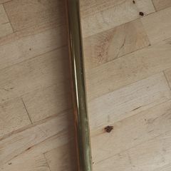 Antique brass football pump