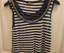 Womens striped tank top Size 12