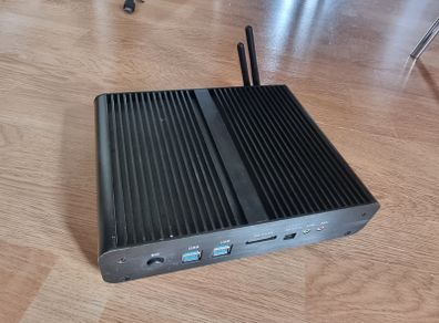 Industrial Fanless Mini PC Intel Core i7 16GB RAM 256GB SSD Windows 11 Pro