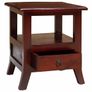 Bedside Cabinet Brown 40 x 40 x 45,5 cm Solid Mahogany Wood Image 3